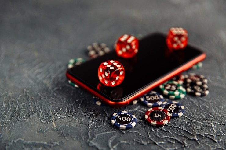 Level akun VIP dengan gaya esport merah